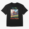 Let The Games Begin ¨C World Cup Soccer 2026 Oversized T-Shirt Carry National Pride through FIFA World Cup 2026 Group Stage Highlighting Haaland, Brazil Energy, Supporter Pride, Iconic Celebrations, Legendary Names and Global Match Day Energy;