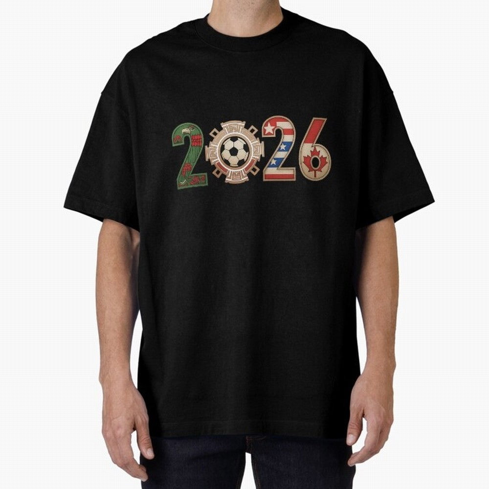 2026 Oversized T-Shirt Follow Every Goal of FIFA World Cup 2026 Spirit, with Netherlands, CR7, Global Supporter Spirit, Legendary Goals, National Colors and Tournament Celebration; Perfect for Supporters Who Want Bold Football Energy, Global Pride