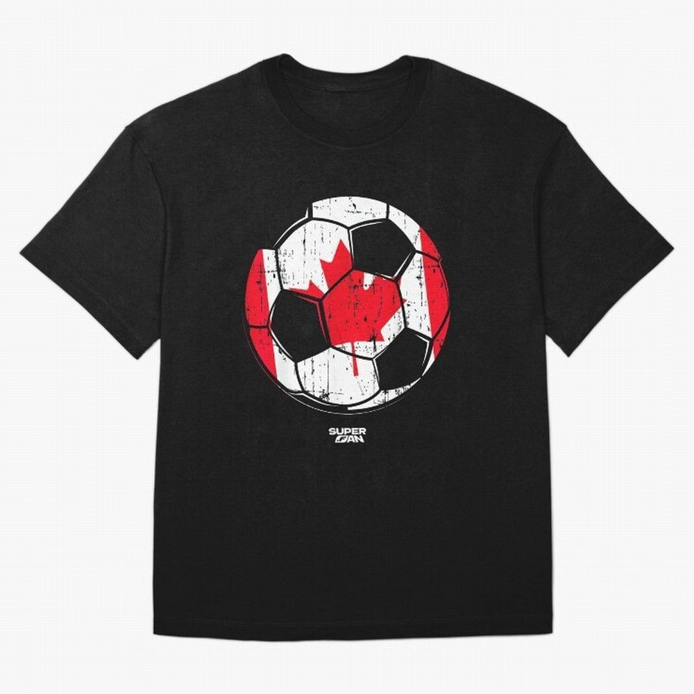 2026 Canada Soccer Fan World Cup Oversized T-Shirt Bring World Football Passion into FIFA World Cup 2026 USA Canada Mexico Spirit, Made for Portugal, Spain and Germany, Messi, Global Supporter Spirit, Legendary Goals, National Colors and Tournament