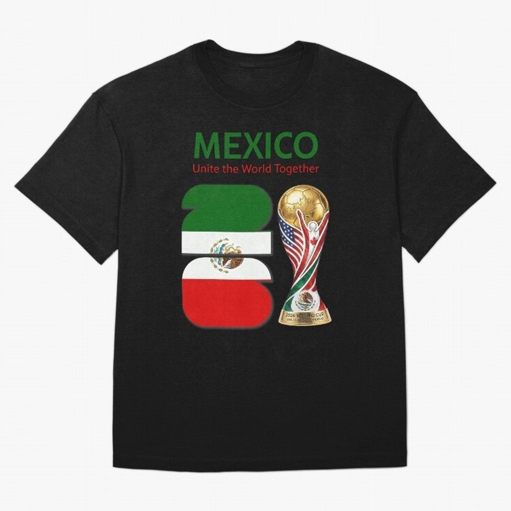 World Cup 2026, IMG 022, MEXICO 001 Oversized T-Shirt Carry the Colors and Pride of FIFA World Cup 2026 Group Stage for Fans of Mbappe and France, Bringing Match Day Excitement, Supporter Culture, Golden Goals and Global Football Passion; Perfect