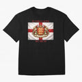 ENGLAND Oversized T-Shirt Show Passion for the Stars of Global Football Passion for FIFA World Cup 2026, Centered on Cristiano Ronaldo, Haaland and CR7, Brazil, Portugal and Argentina, Championship Spirit, Famous Goals, Roaring Crowds and