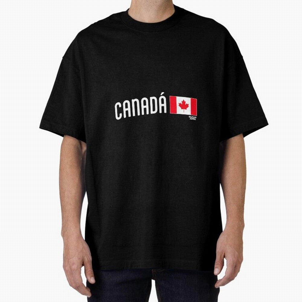 2026 Canada Soccer Fan World Cup Oversized T-Shirt Feel the FIFA World Cup 2026 Journey through Cristiano Ronaldo, Haaland and CR7 Highlights, Netherlands Pride, Global Supporter Spirit, Legendary Goals, National Colors and Tournament Celebration;