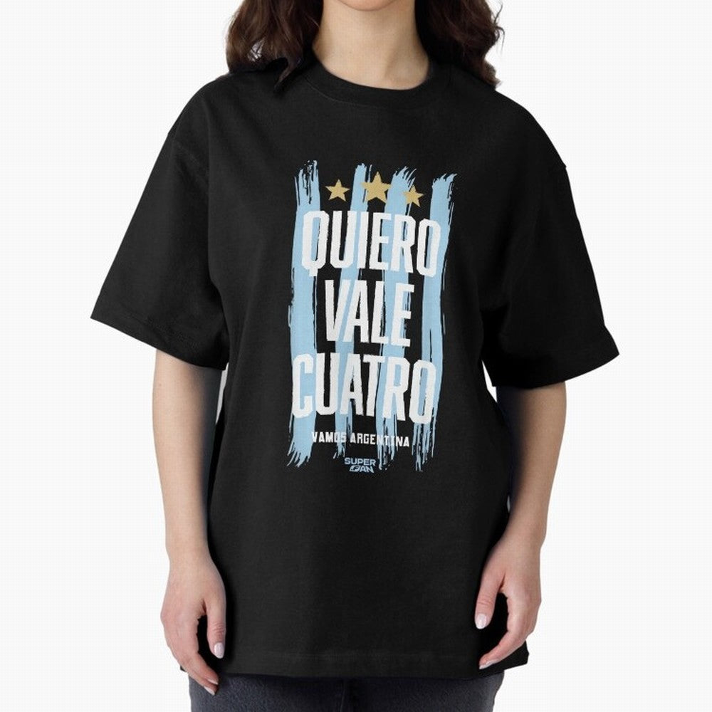 Argentinian Soccer Fan World Cup 2026 Oversized T-Shirt Feel International Energy from FIFA World Cup 2026 Spirit, Filled with Germany, Neymar, Fan Favorite Moments, National Team Passion, Big Match Drama and Soccer History; Perfect for Supporters