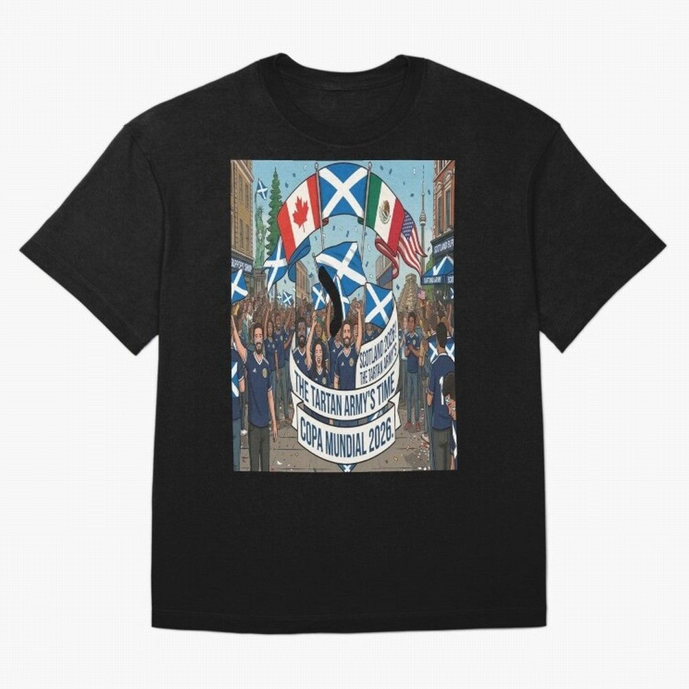 Scotland World Cup 2026 Oversized T-Shirt Mark Global Football Passion for FIFA World Cup 2026, Built around Cristiano Ronaldo, Haaland and CR7, Brazil, Portugal and Argentina, Supporter Pride, Iconic Celebrations, Legendary Names and Global Match