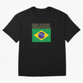 Brasil Flag Oversized T-Shirt Refresh Global Football Passion for FIFA World Cup 2026 USA Canada Mexico, Made for Messi, CR7 and Mbappe, Brazil, Champion Mindset, Group Stage Buzz, Knockout Tension and Passionate Fan Culture; Ideal for Passionate