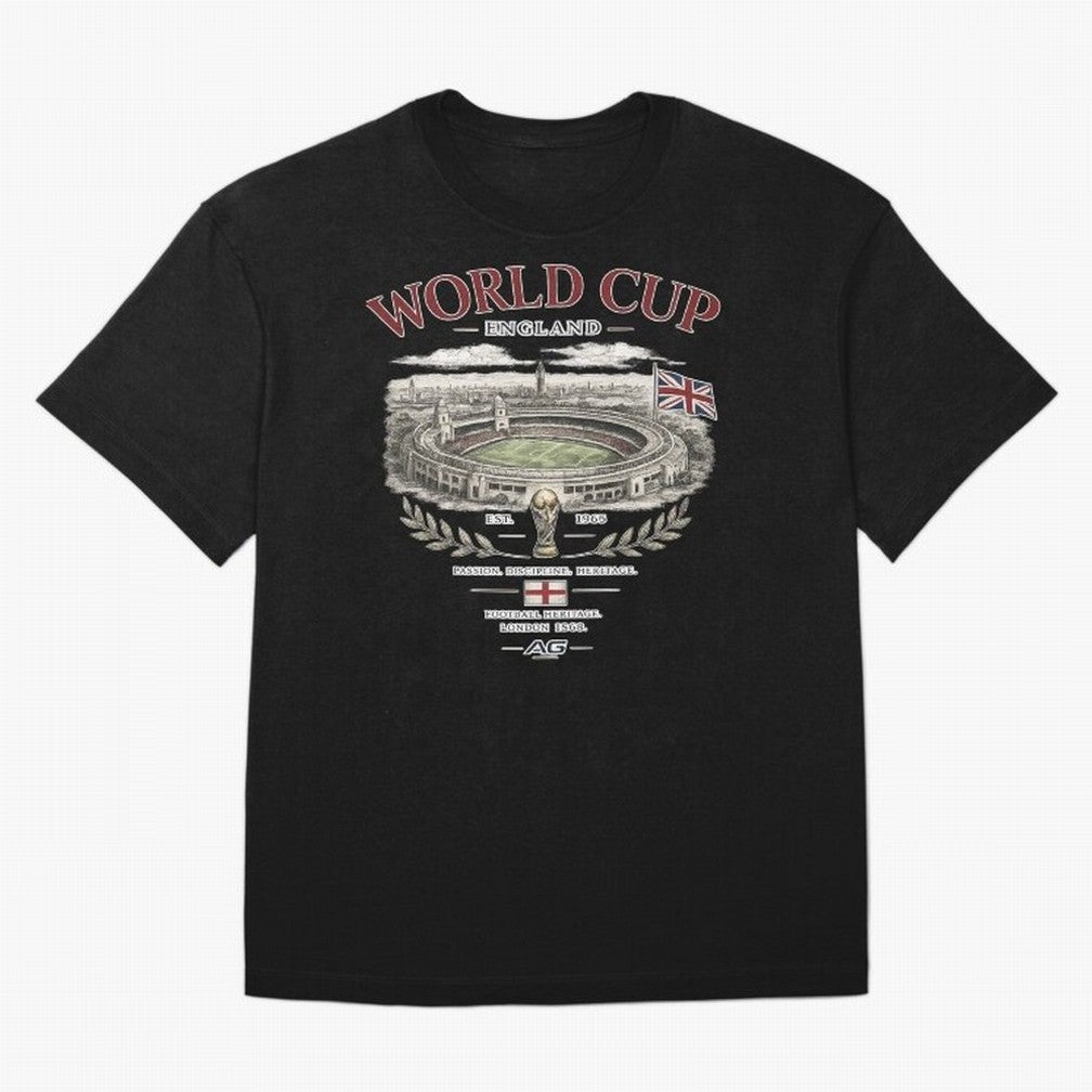 England World Cup Wembley Streetwear Oversized T-Shirt Support Your Favorite Stars during FIFA World Cup 2026 Spirit, Centered on Portugal, Spain and Germany, Cristiano Ronaldo, Match Day Excitement, Supporter Culture, Golden Goals and Global