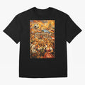 Festival Celebration with Soccer and Beer Oversized T-Shirt Turn Up for Match Day Hype around FIFA World Cup 2026 USA Canada Mexico, Messi, Neymar and Mbappe, Spain, Sports Nostalgia, International Competition, Famous Players and Unforgettable