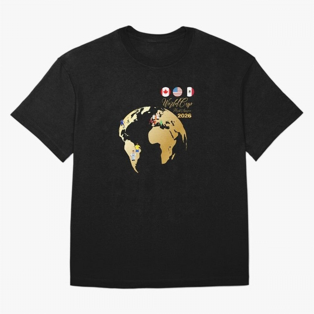 World Cup 2026 T-Shirt_70890629 Oversized T-Shirt Honor Champions and Dreams in Match Day Hype around FIFA World Cup 2026 USA Canada Mexico, Mbappe, Spain and Netherlands, Tournament Hype, Historic Matchups, Family Viewing Parties and Global Sports