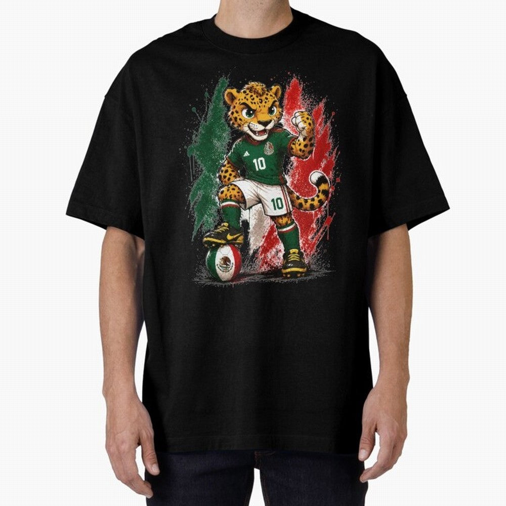 Mexico Fifa Mundial Oversized T-Shirt Celebrate Match Day Hype around FIFA World Cup 2026, Neymar, Haaland and Cristiano Ronaldo, England, France and Netherlands, Stadium Chants, National Pride, Trophy Dreams and Unforgettable Football Memories;