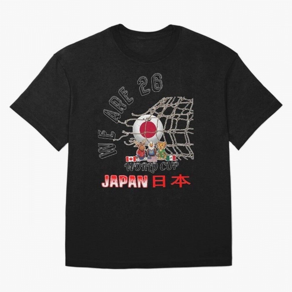 World cup 26 - Japan Oversized T-Shirt Make Game Day About FIFA World Cup 2026 USA Canada Mexico Spirit, Connected to Argentina, France and Brazil, Messi, Classic Soccer Heritage, Championship Pressure, Fan Loyalty and International Pride; Great