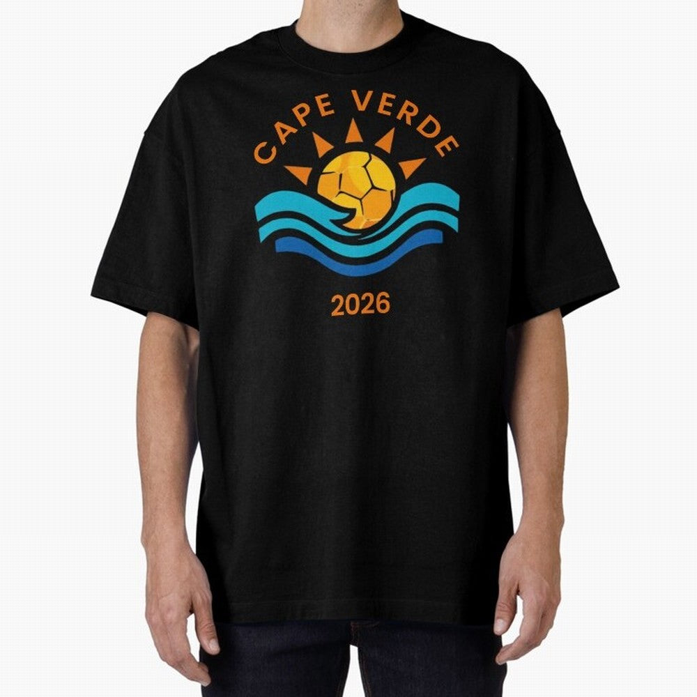 Cape Verde 2026 Oversized T-Shirt Spotlight the FIFA World Cup 2026 Journey through CR7 Highlights, Brazil Pride, Fan Favorite Moments, National Team Passion, Big Match Drama and Soccer History; Great for Supporters Who Love Legendary Players,