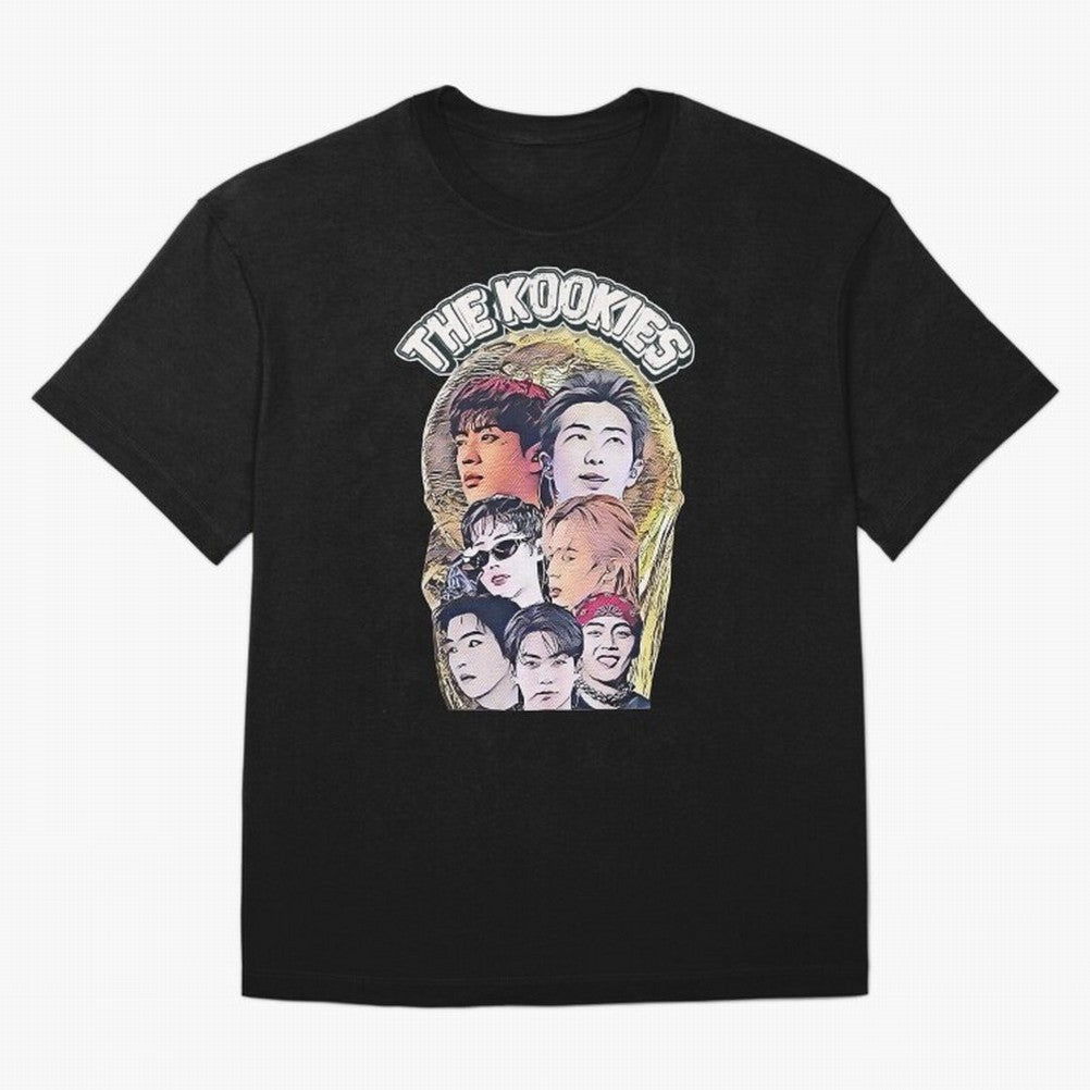 The Kookies - BTS Design Oversized T-Shirt Turn Up for the FIFA World Cup 2026 USA Canada Mexico Journey through Messi, CR7 and Mbappe Highlights, Brazil Pride, Retro Football Energy, Iconic Rivalries, Trophy Chase Drama and Stadium Atmosphere;
