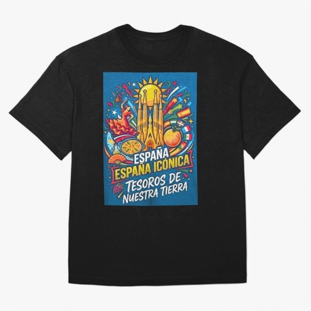 Spain Oversized T-Shirt Relive Legendary Nights from FIFA World Cup 2026 USA Canada Mexico Made for CR7 and Messi, Spain Energy, Global Supporter Spirit, Legendary Goals, National Colors and Tournament Celebration; Ideal for Passionate Fans Who