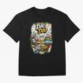 DAI DAI DESIGN FIFA 2026 Oversized T-Shirt Show Match Day Excitement for FIFA World Cup 2026 Spirit, with England, Messi and Cristiano Ronaldo, Football Festival Excitement, Trophy Ambitions, Country Rivalries and Star Player Buzz; Made for Die