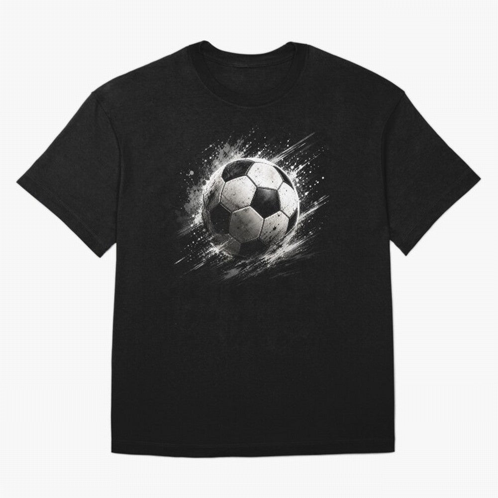 Football Oversized T-Shirt Show Up for the Glory of Match Day Hype around FIFA World Cup 2026, CR7 and Messi, Portugal, Spain and Germany, Vintage Soccer Flavor, Modern Football Stars, National Flags and Final Night Emotion; Made for Die Hard