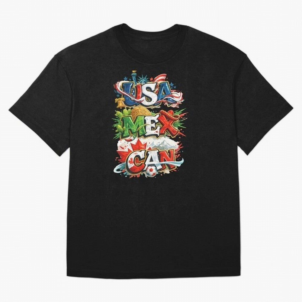 World Cup 2026 USA Canada Mexico Oversized T-Shirt Make Every Kick Count in FIFA World Cup 2026 Group Stage Made for Cristiano Ronaldo, Netherlands Energy, Global Supporter Spirit, Legendary Goals, National Colors and Tournament Celebration; Ideal