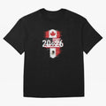 Glitched United 2026 - North America Emblem Cup T-Shirt_82794505 Oversized T-Shirt Celebrate Rivalries and Pride in FIFA World Cup 2026 USA Canada Mexico Filled with Neymar, France and Portugal Energy, Supporter Pride, Iconic Celebrations,