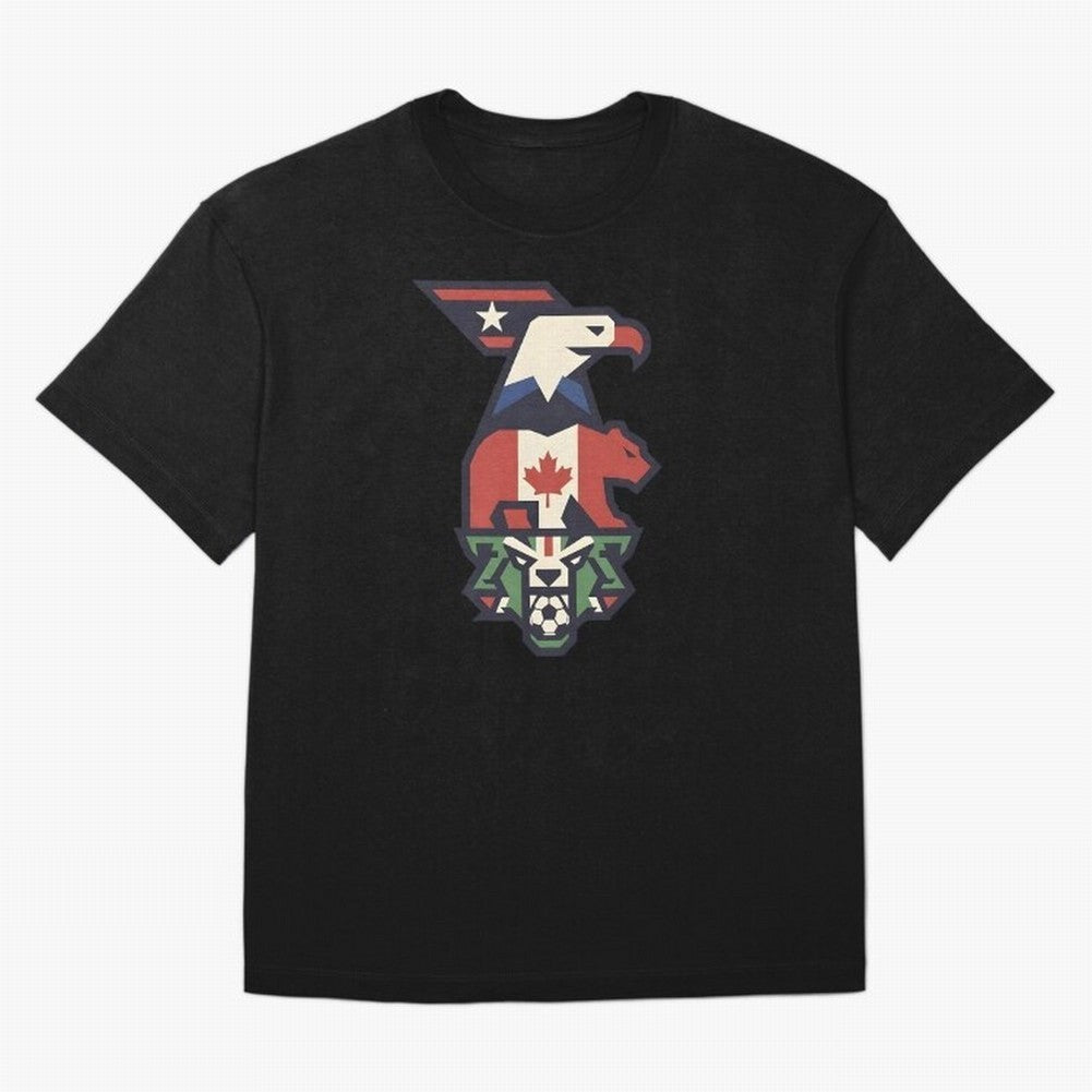 USA Canada Mexico World Cup 2026 Host Nations Oversized T-Shirt Carry National Pride through FIFA World Cup 2026 with Messi, Neymar and Mbappe, Brazil, Portugal and Argentina Energy, Game Day Rituals, Football Legends, Country Pride and the Road to