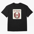 Go Canada Soccer Ball Flag | Canadian Football Fan Graphic Tee Oversized T-Shirt Feel the Roar of Match Day Hype around FIFA World Cup 2026, Messi, Neymar and Mbappe, England, France and Netherlands, Fan Favorite Moments, National Team Passion, Big