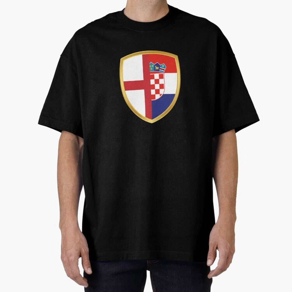 FIFA World Cup - England v Croatia Oversized T-Shirt Embrace FIFA World Cup 2026 Group Stage Capturing Haaland and Mbappe, Netherlands Energy, Football History, Final Match Energy, Crowd Noise and Once in a Lifetime Moments; Perfect for People Who