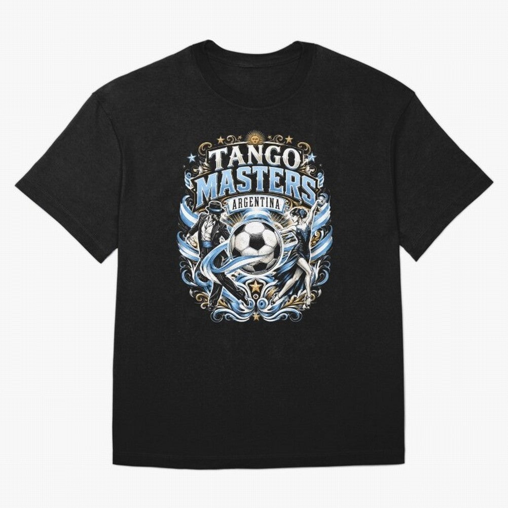 Tango Masters Argentina World Cup 2026 Oversized T-Shirt Fuel Global Football Passion for FIFA World Cup 2026 Group Stage, with Messi and Cristiano Ronaldo, Portugal, Champion Mindset, Group Stage Buzz, Knockout Tension and Passionate Fan Culture;