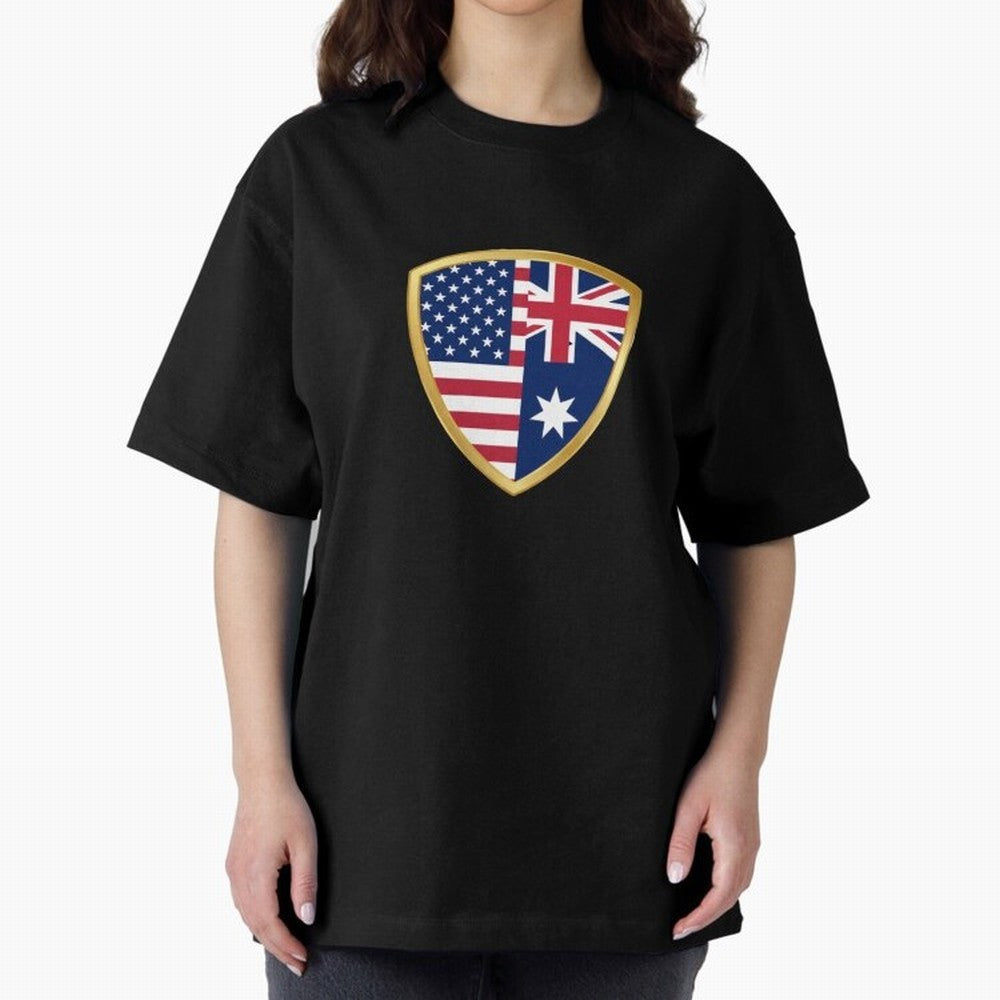 FIFA World Cup - USA v Australia Oversized T-Shirt Feel International Energy from the FIFA World Cup 2026 Journey through Messi, Neymar and Mbappe Highlights, Spain and Netherlands Pride, Stadium Chants, National Pride, Trophy Dreams and