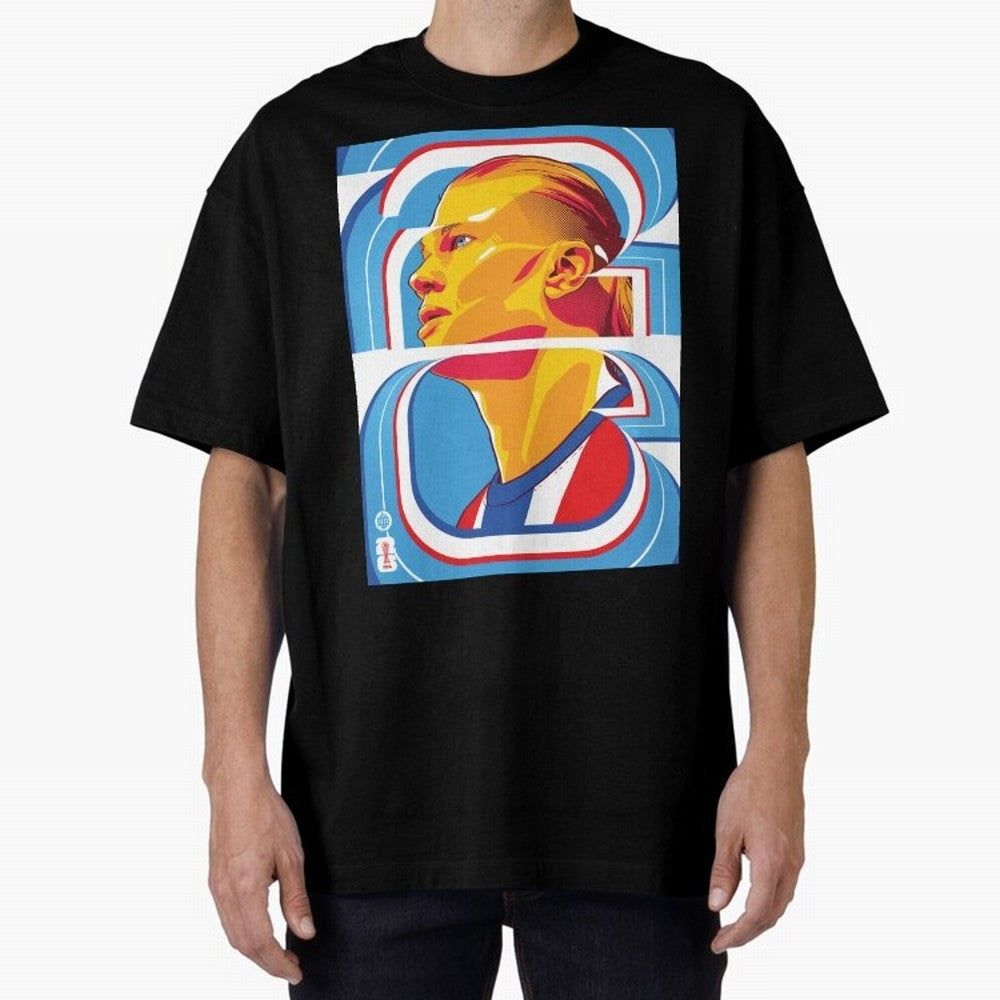 World Cup 2026 Soccer Celebration: United Football Fan Art Oversized T-Shirt Celebrate Global Passion for the FIFA World Cup 2026 USA Canada Mexico Journey through Mbappe and Neymar Highlights, France Pride, Tournament Hype, Historic Matchups,
