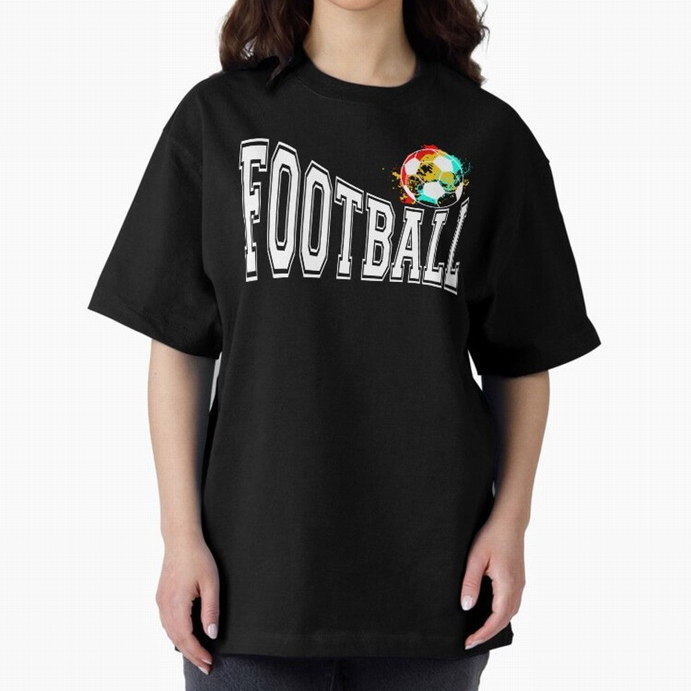 Football World Cup 2026 Oversized T-Shirt Show Your Tournament Heart for FIFA World Cup 2026 USA Canada Mexico for Fans of Messi and Cristiano Ronaldo and Brazil, Portugal and Argentina, Bringing Football History, Final Match Energy, Crowd Noise