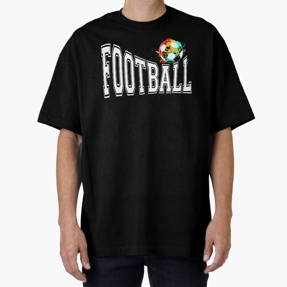 Football World Cup 2026 Oversized T-Shirt Show Your Tournament Heart for FIFA World Cup 2026 USA Canada Mexico for Fans of Messi and Cristiano Ronaldo and Brazil, Portugal and Argentina, Bringing Football History, Final Match Energy, Crowd Noise