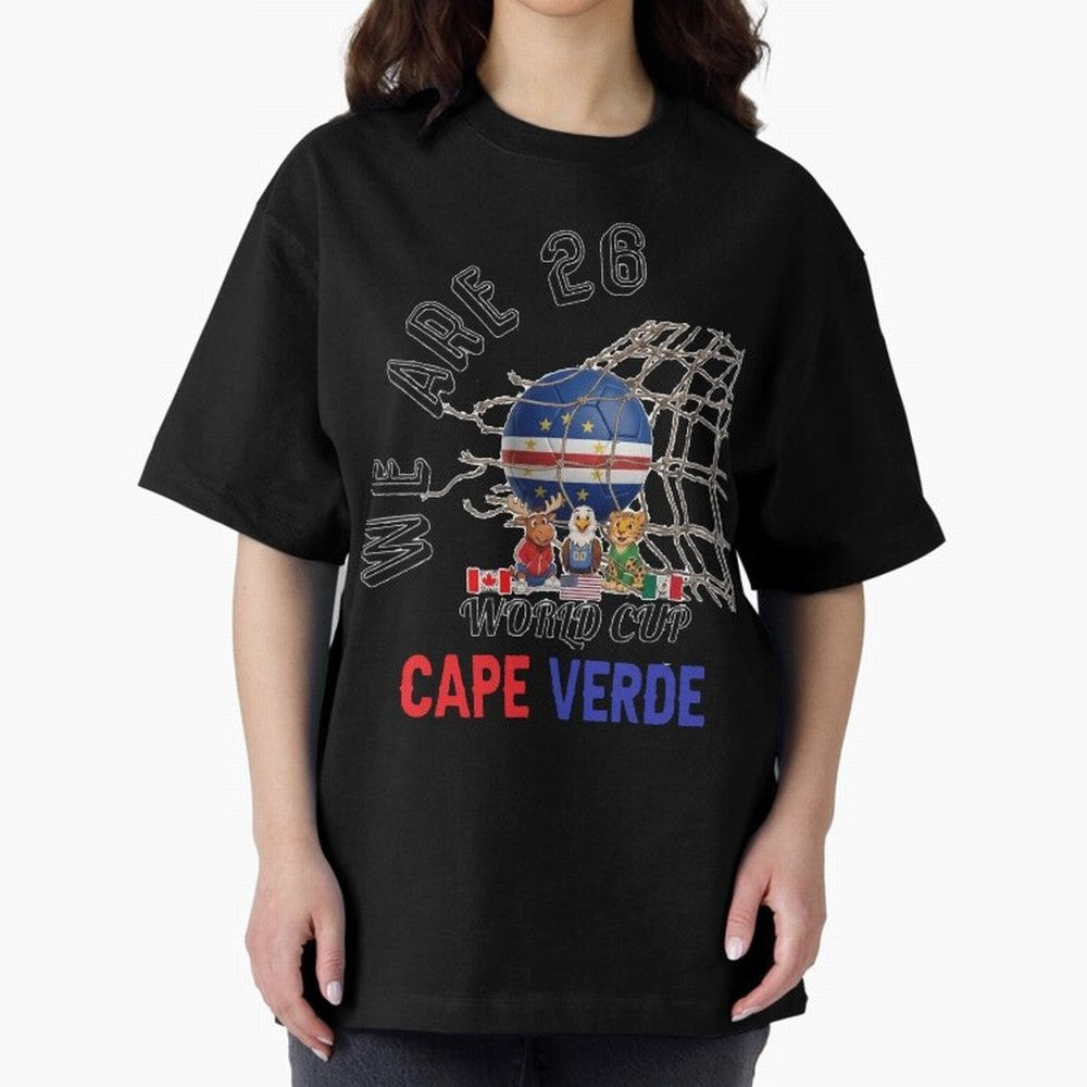 World cup 26 - Cape Verde Oversized T-Shirt Make the Season About the FIFA World Cup 2026 Group Stage Journey through Mbappe Highlights, Spain and Netherlands Pride, Championship Spirit, Famous Goals, Roaring Crowds and International Football