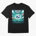 Boston 2026 Soccer Event Oversized T-Shirt Show Your Tournament Heart for FIFA World Cup 2026 Spirit, Centered on England, France and Netherlands, Messi, CR7 and Mbappe, Match Day Excitement, Supporter Culture, Golden Goals and Global Football