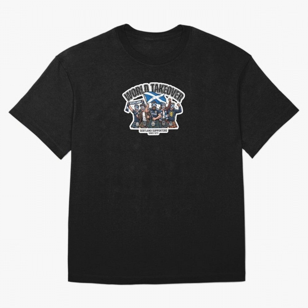 Scotland Soccer Fans Tartan Power Sticker 2026 Football Supporters Oversized T-Shirt Show Your Tournament Heart for Match Day Hype around FIFA World Cup 2026 Group Stage, Neymar, Argentina, Soccer Culture, Superstar Moments, National Team Dreams