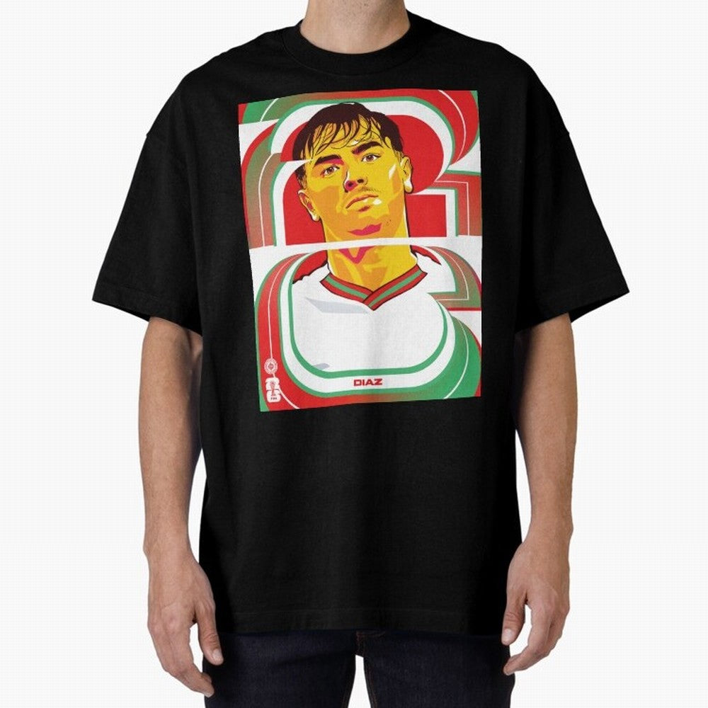 World Cup 2026 Soccer Celebration: United Football Fan Art Oversized T-Shirt Show Match Day Excitement for the FIFA World Cup 2026 USA Canada Mexico Journey through Cristiano Ronaldo, Haaland and CR7 Highlights, England Pride, Worldwide Fan Energy,