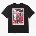 World Cup 2026 Soccer Celebration: United Football Fan Art Oversized T-Shirt Feel the Trophy Chase of Global Football Passion for FIFA World Cup 2026 USA Canada Mexico, Driven by Messi, Neymar and Mbappe, France and Portugal, Goal Celebration