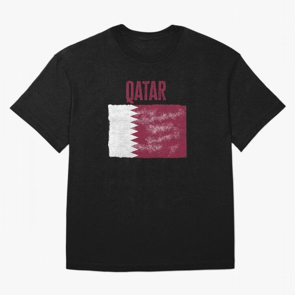 Qatar Oversized T-Shirt Celebrate the Biggest Stage of FIFA World Cup 2026 Group Stage Featuring Cristiano Ronaldo, France and Portugal Energy, Match Day Excitement, Supporter Culture, Golden Goals and Global Football Passion; Ideal for Fans Who