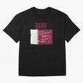 Qatar Oversized T-Shirt Celebrate the Biggest Stage of FIFA World Cup 2026 Group Stage Featuring Cristiano Ronaldo, France and Portugal Energy, Match Day Excitement, Supporter Culture, Golden Goals and Global Football Passion; Ideal for Fans Who