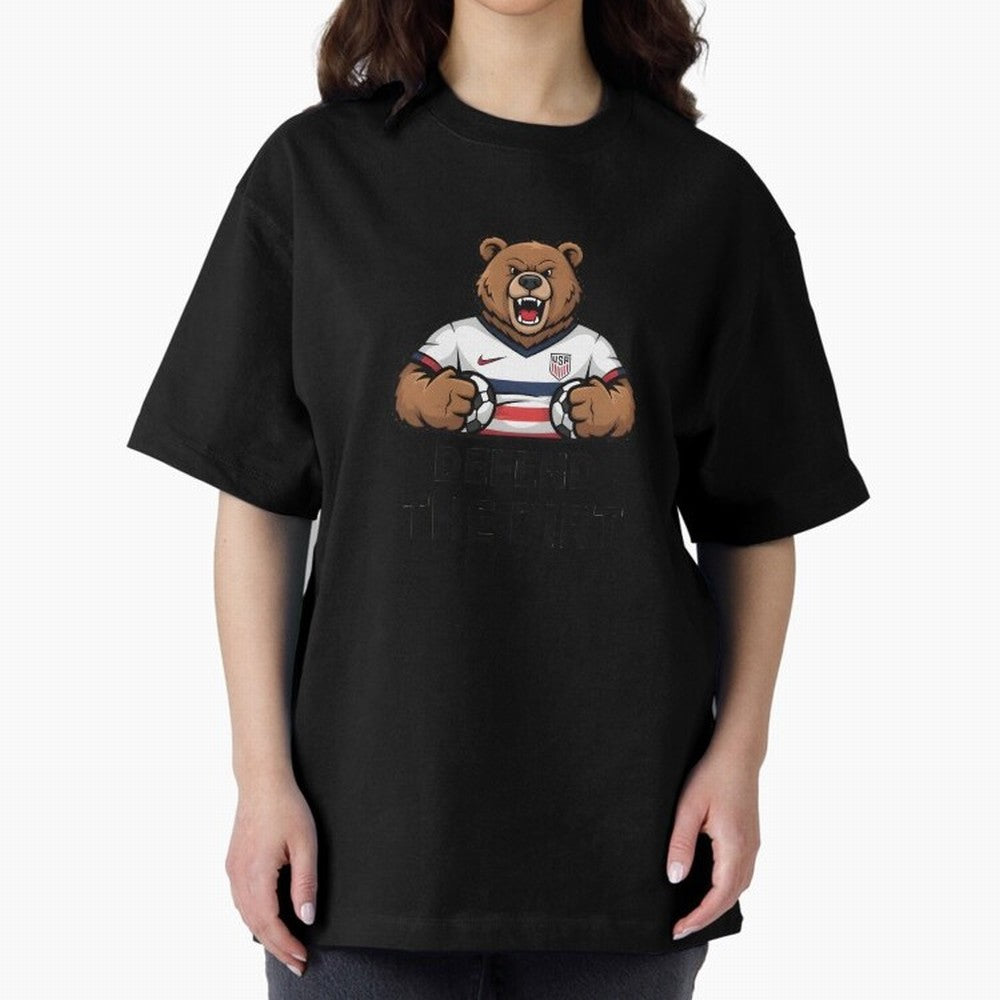 USA - World Cup 2026 Oversized T-Shirt Bring International Match Energy to FIFA World Cup 2026 Driven by Messi, CR7 and Mbappe, Argentina Energy, Goal Celebration Energy, Supporter Heritage, Football Icons and Worldwide Tournament Joy; Ideal for