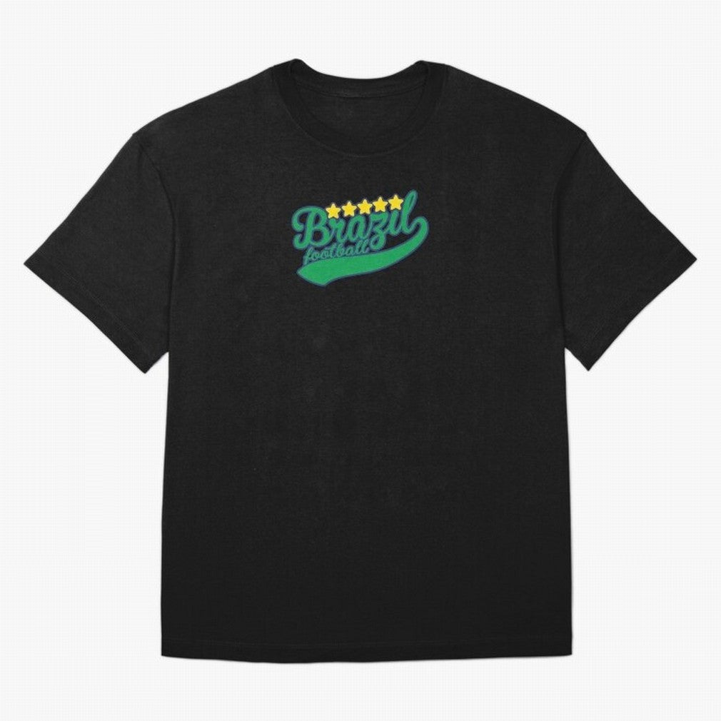 Brazil Soccer Football World Cup Vintage Oversized T-Shirt Bring Retro Soccer Energy to FIFA World Cup 2026 Group Stage Spirit, Built around England, France and Netherlands, Cristiano Ronaldo, Stadium Memories, Football Loyalty, International