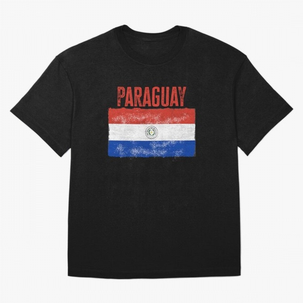 Paraguay Oversized T-Shirt Bring Retro Soccer Energy to FIFA World Cup 2026 Group Stage Spirit, Capturing England, Neymar, Classic Soccer Heritage, Championship Pressure, Fan Loyalty and International Pride; Great for Watch Parties, Sports Bars,