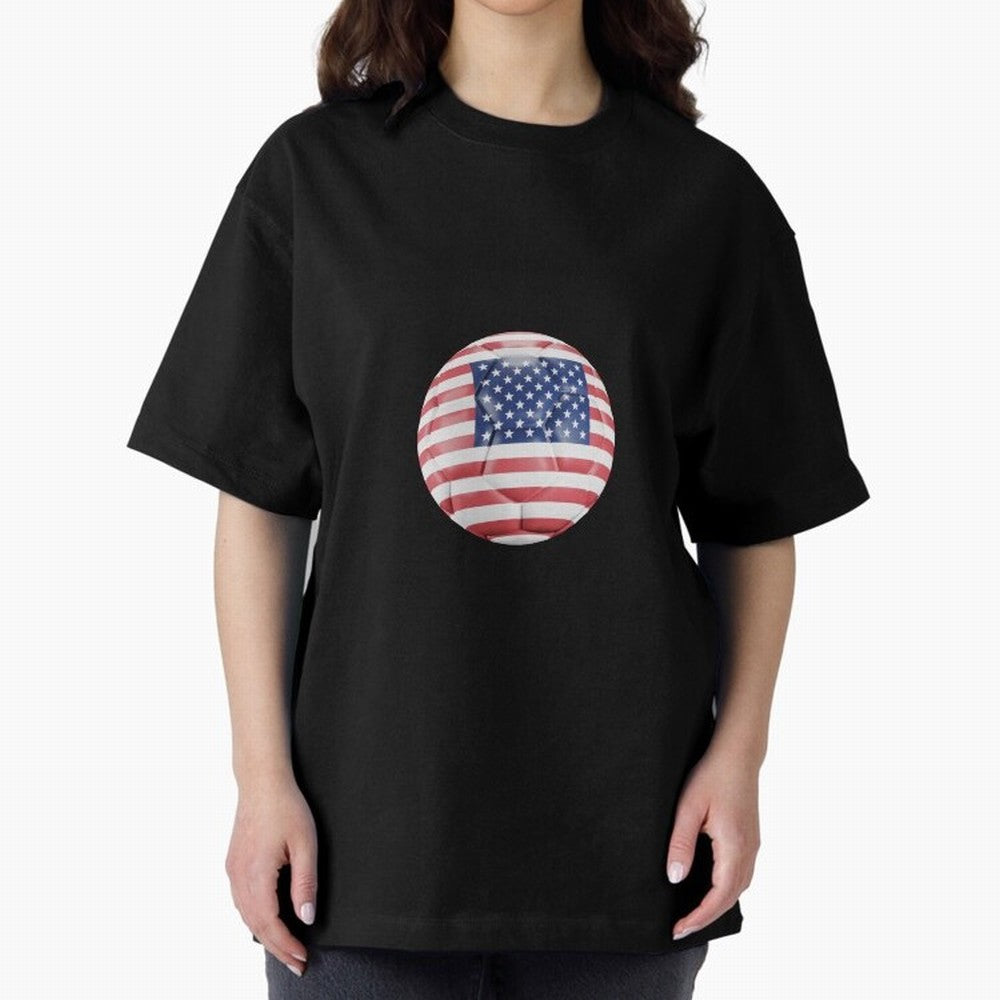 USA Soccer Oversized T-Shirt Make the Season About the FIFA World Cup 2026 Journey through Neymar, Haaland and Cristiano Ronaldo Highlights, France and Portugal Pride, Football Passion, Legendary Performances, Festival Vibes and Supporter