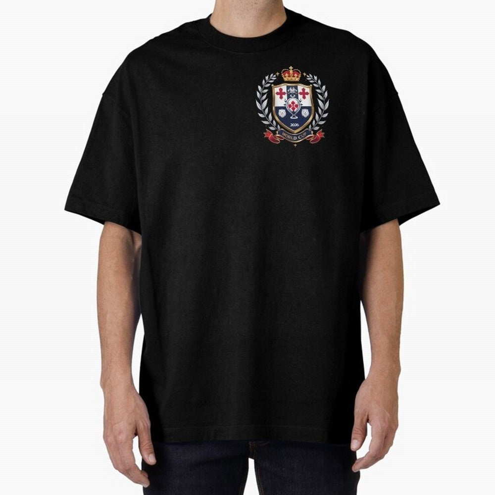 England World Cup 2026 Oversized T-Shirt Discover FIFA World Cup 2026 Group Stage Spirit, Highlighting Germany, Cristiano Ronaldo, Match Day Excitement, Supporter Culture, Golden Goals and Global Football Passion; Perfect for People Who Love