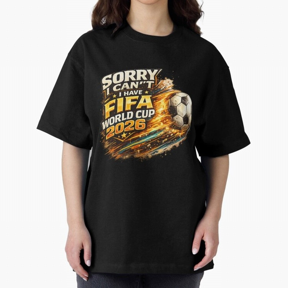Soccer Addict Quote Design For Football Obsessed Fans Funny FIFA World Cup 2026 Oversized T-Shirt Show Up for the Glory of FIFA World Cup 2026 Group Stage Spirit, Celebrating France and Portugal, Messi and Cristiano Ronaldo, Goal Celebration