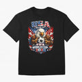 Soccer Pride Design For American Football Fans USA FIFA World Cup 2026 Oversized T-Shirt Show Your Love for the FIFA World Cup 2026 Group Stage Journey through Mbappe Highlights, Argentina and Brazil Pride, Retro Football Energy, Iconic Rivalries,