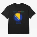 BOSNIA WORLD CUP 2026 Oversized T-Shirt Remember FIFA World Cup 2026 Spirit, Featuring England, Cristiano Ronaldo, Stadium Chants, National Pride, Trophy Dreams and Unforgettable Football Memories; Ideal for Football Dads, Football Moms, Friends,