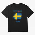 SWEDEN WORLD CUP 2026 Oversized T-Shirt Show Fan Pride Across Match Day Hype around FIFA World Cup 2026 Group Stage, Neymar, Spain, Fan Favorite Moments, National Team Passion, Big Match Drama and Soccer History; Ideal for Passionate Fans Who Love