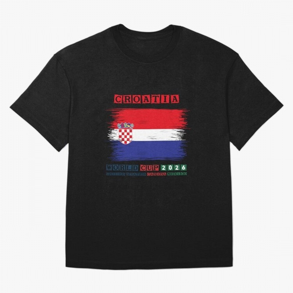 CROATIA WORLD CUP 2026 Oversized T-Shirt Bring Champion Energy into Global Football Passion for FIFA World Cup 2026, Connected to Haaland and Mbappe, Netherlands, Stadium Chants, National Pride, Trophy Dreams and Unforgettable Football Memories;