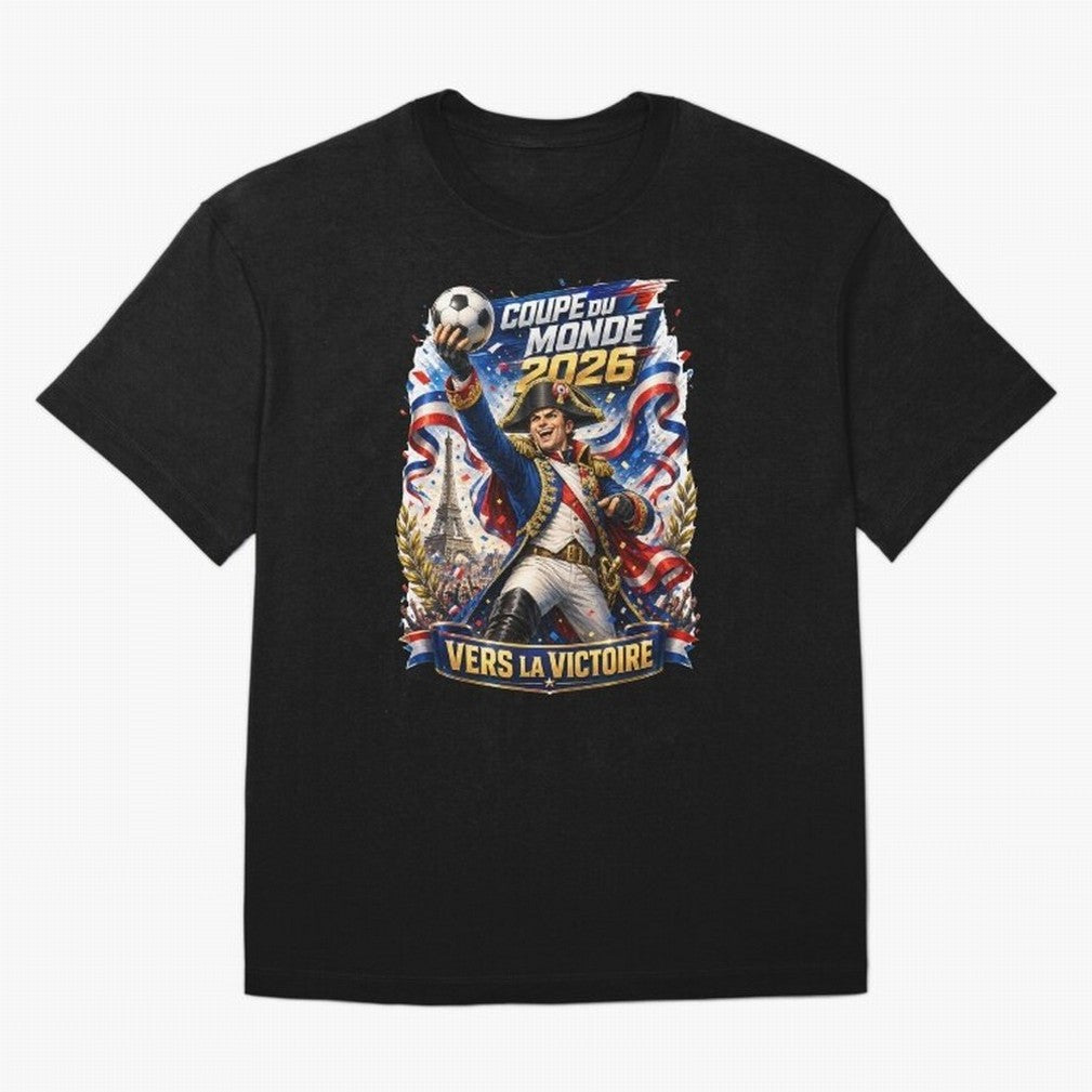 France World Cup 2026 Victory Oversized T-Shirt Join Supporters Worldwide for FIFA World Cup 2026 USA Canada Mexico Connected to Mbappe, England, France and Netherlands Energy, Football History, Final Match Energy, Crowd Noise and Once in a