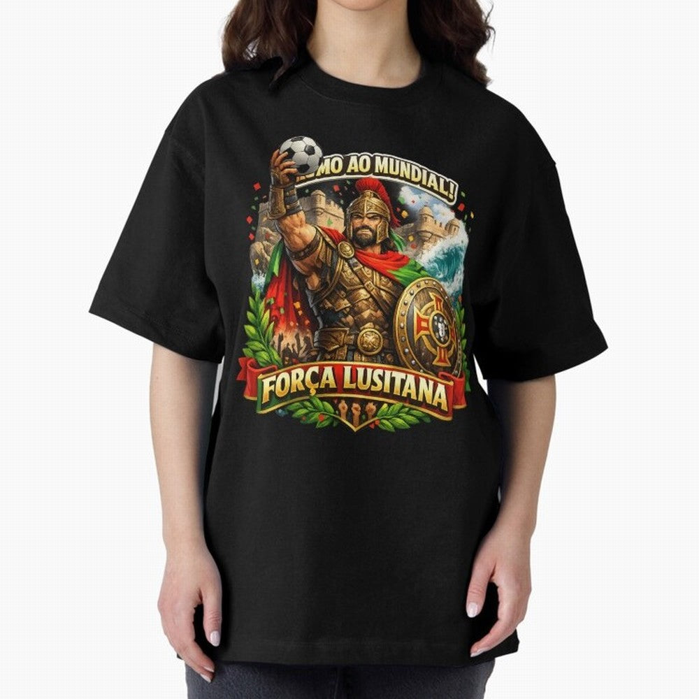 Portugal Rooster World Cup 2026 Fan Art Oversized T-Shirt Honor Football Greatness during FIFA World Cup 2026 Made for Cristiano Ronaldo, Haaland and CR7, Spain Energy, Tournament Hype, Historic Matchups, Family Viewing Parties and Global Sports