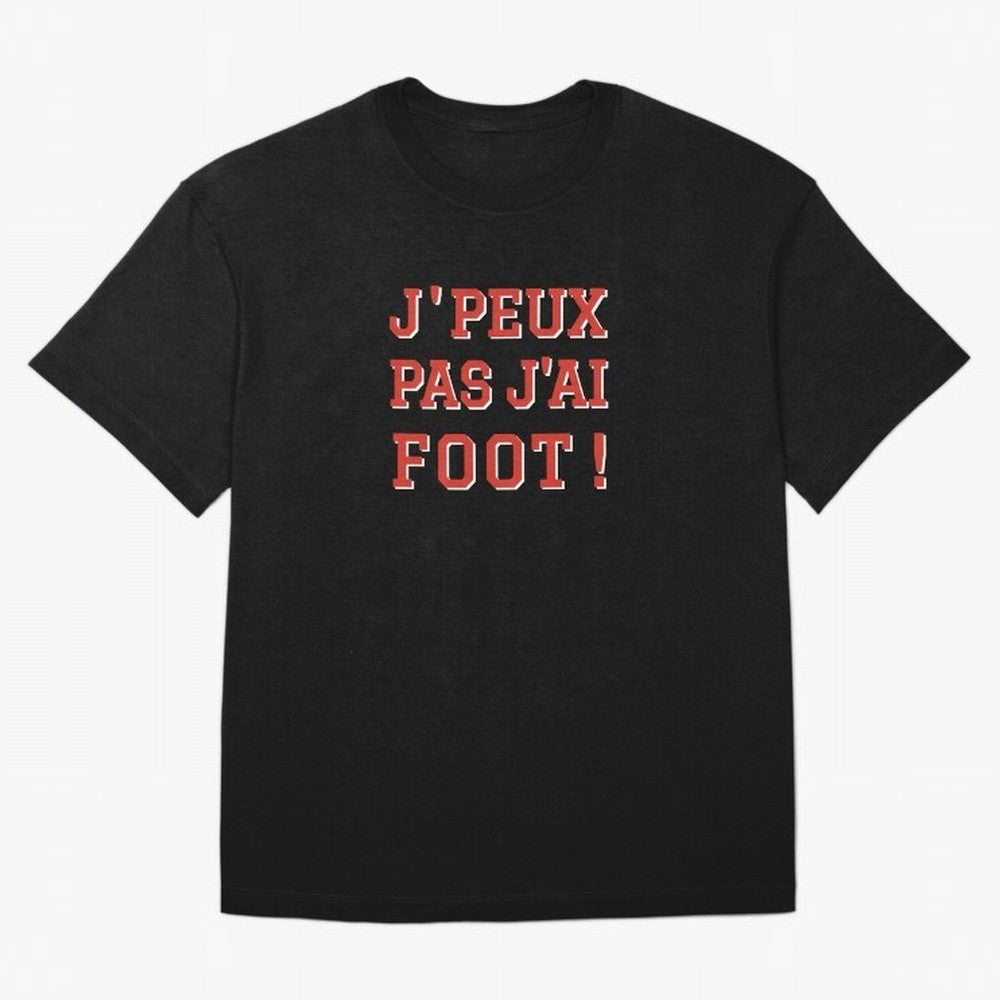 J'peux pas, j'ai foot Oversized T-Shirt Upgrade FIFA World Cup 2026 Group Stage Spirit, Highlighting Netherlands, Cristiano Ronaldo, Match Day Excitement, Supporter Culture, Golden Goals and Global Football Passion; Made for Collectors Who Enjoy