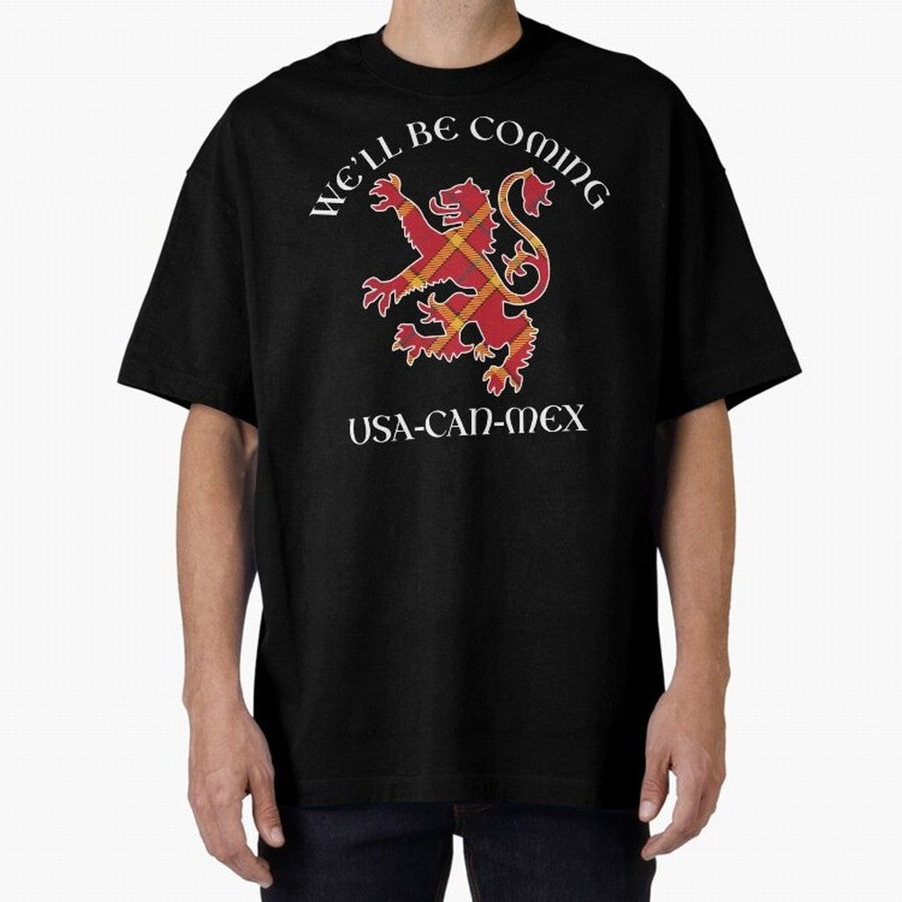 Scotland on Tour WC 2026 Oversized T-Shirt Upgrade the FIFA World Cup 2026 Group Stage Journey through Cristiano Ronaldo Highlights, England and Germany Pride, Classic Soccer Heritage, Championship Pressure, Fan Loyalty and International Pride;